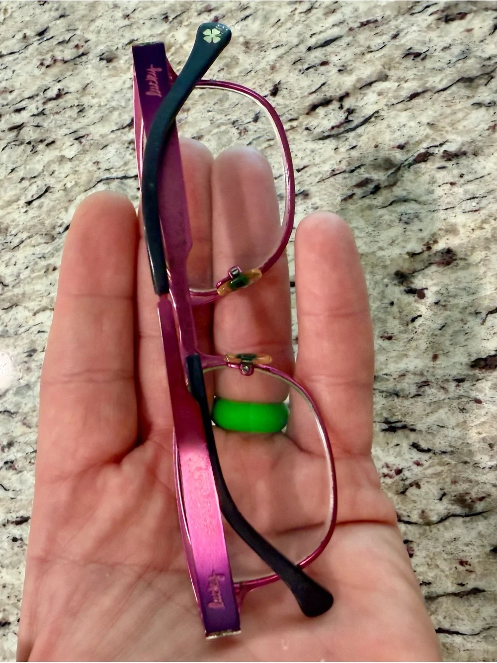 Lucky Brand “Lucky You” Stealie Eyeglasses Frames Purple 51-18-140